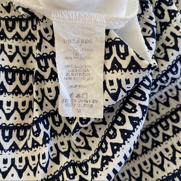 Navy and white GB Maxi Dress size Medium - Picture 4 of 4